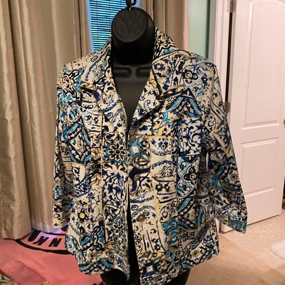 Chico’s summer blazer size 2 - Picture 8 of 8